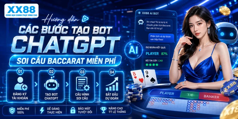 Hướng dẫn các bước tạo bot ChatGPT soi cầu Baccarat miễn phí